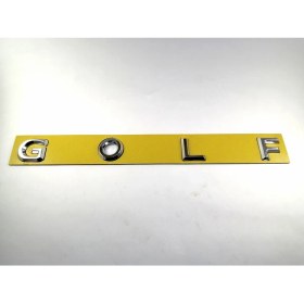 Resim Behin Dizayn VOLKSWAGEN UYUMLU Golf Bagaj Yazısı Yeni Model 230mm-23mm 