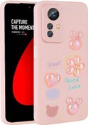 Resim Xiaomi Redmi Note 12s Kılıf Kabartma Figürlü Parlak Zore Toys Sil 