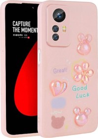 Resim Xiaomi Redmi Note 12s Kılıf Kabartma Figürlü Parlak Zore Toys Sil 