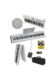 Resim Midex Plx-120wh Yüksek Kaliteli Katlanır Taşınabilir Dijital Piyano 