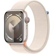 Resim Apple Watch Series 9 GPS + Cellular 45 MM Alüminyum Kasa Spor Loop Akıllı Saat (Apple Türkiye Garantili) 
