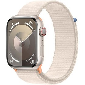 Resim Apple Watch Series 9 GPS + Cellular 45 MM Alüminyum Kasa Spor Loop Akıllı Saat (Apple Türkiye Garantili) 