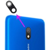 Resim Xiaomi Uyumlu Redmi 8A Arka Kamera Camı (Çıtasız Sadece Cam) 