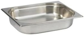 Resim Paslanmaz Çelik Gastronom/gastronorm Küvet Gn 1/2-40 (32,5 X 26,5 X 4 CM) 