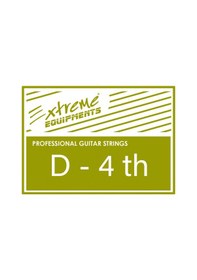 Resim Extreme Xcs274 Klasik Gitar Teli 4. Tel Re Gümüş Kaplama Sarı 