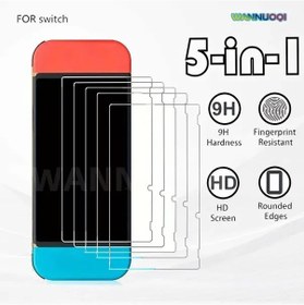 Resim Sunshine022 Nintendo Switch Oled Ekran Koruyucu 5 Adet Çizilmeye Dayanıklı Hd Cam 