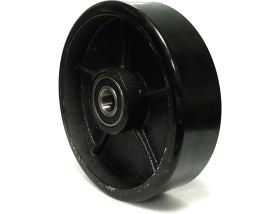 Resim Rolwal Siyah Poliüretan Transpalet Tekerleği 180X50 mm 