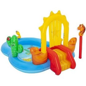 Resim Bestway Vahşi Batı Oyun Havuzu 264 x 188 x 140 CM 53118 Çok Renkli 