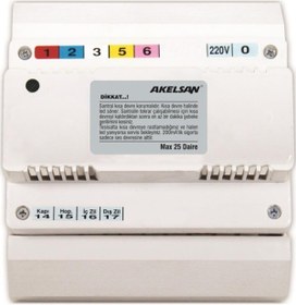 Resim Akelsan Ak-507 Kapıcısız Çift Zilli Diafon Santrali 