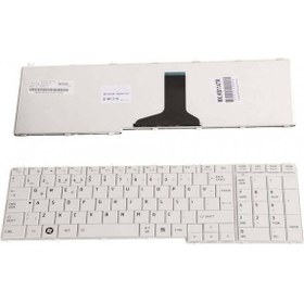 Resim İNFOSTAR Toshiba Satellite C660 C660D Notebook Klavye Tuş Takımı-Beyaz 