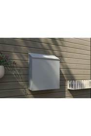 Resim Aypars Atölye Modern Duvar Tipi Metal Posta Kutusu – Suya Dayanıklı Dış Mekan Mektup Kutusu, Dekoratif Mailbox 