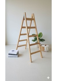 Resim 5 Basamaklı Ahşap Merdiven Standart Model 