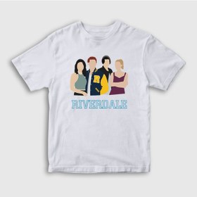 Resim Presmono Unisex Çocuk Silhouettes Riverdale T-Shirt 