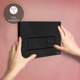 Resim VitrA Root Square 740-2350 Kumanda Paneli, Siyah 