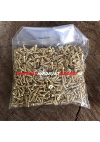 Resim Sarı Mini Menteşe Vidası Tavla Klips Vidası 7.5 MM Mini Vida 1Pk 