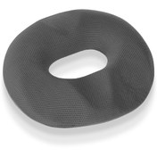 Resim Viscofoam Ultralüks Ortopedik Oturma Simidi Kuyruk Sokumu Yastığı Visco Oturma Simidi - Gri 