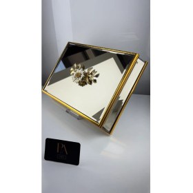 Resim Aynalı Kutu Gondol Şekerlik Sunumluk Söz Nişan Kız Isteme Çikolatalık Dekoratif Obje Biblo Süs Eşya 