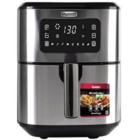 Resim Queen Smartfryer Xxl Airfryer 6.5 L Dokunmatik Yağsız Sıcak Hava Fritözü 