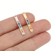 Resim 6 adet SDIY Takı Yapımı için Takılar, Bakır Malzeme, 18K Altın Kaplama, Çok Renkli Taş Aksesuarları, Dayanıklı ve Çok Yönlü Takılar, DIY El Sanatları için Takılar, Takı Yapımı için Takılar 