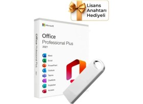 Resim Microsoft Office 2021 Pro Plus Kurulum Dosyalı USB Bellek 16GB (Lisans Anahtarı Hediyeli) - Fiyatı, Yorumları 