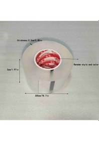 Resim Xuweiwei Şeffaf Pvc Masa Kenar Koruması Bant 2mm 1.97inç 78.74inç Yumuşak Köşe Emniyet Şeridi 