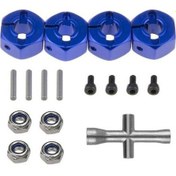 Resim Traxxas 1/10 Slash 4x4 Vxl Rc Araba İçin Metal 12mm Tekerlek Adaptör Somunu 