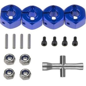Resim Traxxas 1/10 Slash 4x4 Vxl Rc Araba İçin Metal 12mm Tekerlek Adaptör Somunu 