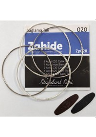 Resim Zahide Zp20 Uzun Saz Teli Takım 0.20 Uzun Sap Bağlama Teli 2 Ad 