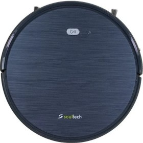 Resim Soultech Robot Vacuum Mop Siyah - Akıllı Robot Süpürge Robot Vacuum 