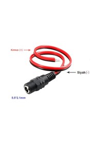 Resim Güvenlik Kamerası 12v Dc Dişi Power Jack Dc Jak Kablo Bağlantı Ka N11.27 
