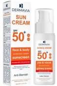 Resim Dermavia Güneş Kremi Lekeli Karşıtı SPF50+ 100 ml 