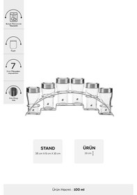 Resim Karaca Danica 7 Parça Line Baharat Takımı 