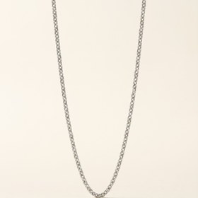 Resim KLASİK GÜMÜŞ ZİNCİR - 50cm / Rose 