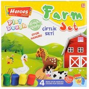 Resim Nessiworld ERN-588 Heroes Orta Kutulu Çiftlik Oyun Hamuru Seti - Eren Oyuncak 