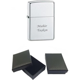 Resim Pigado Benzinli Metal Çakmak Özel Kutusunda 