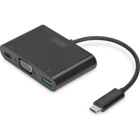 Resim Digitus USB 3.1 (Gen. 1) (USB Tip C) VGA Grafik Adaptörü 