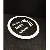 Resim 20 cm Midrange Kapağı Bi Tık Daha Açsana Yazılı 1 Takım Midrange Hoparlör Kapağı 2 Adet 