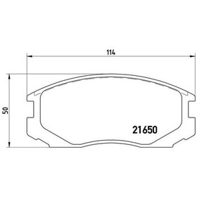 Resim QCB QCB3604 Ön Balata Hıjet 99- 