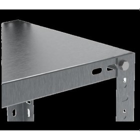 Resim 4 Adet Galvaniz Çelik Raf Tablası - Depo, Arşiv, Kiler, Dosya, Market Rafı 31x60 Cm-0.70 Mm Galvaniz 