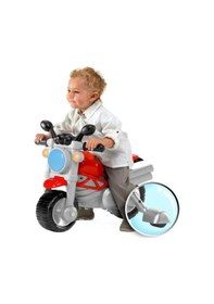Resim Güvenilir Çocuk Motorsikleti - İtme Ve Yarışma İçin Tasarlanmış Model Açık Füme - Füme - Kahverengi 
