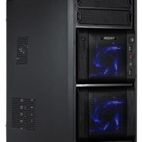 Resim PowerBoost VK-1628 500W ATX Kasa Meshed Panel Full Siyah JBST-VK1628 