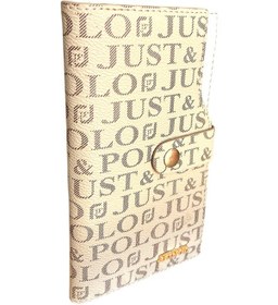 Resim Just Polo Jp09 20 Kartlı Çok Bölmeli Kadın Cüzdanı Ozt09 18cmx10cm Vizon Kum Vizon - Kum 