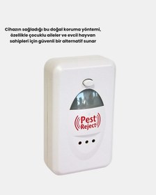 Resim Ultrasonik Böcek Ve Fare Kovucu Doğa Dostu, Sessiz Ve Gldısptm - 86 Etkili Savunma 