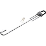 Resim BTL OTOMOTİV Baston Kilit Anahtarlı Çelik Gövde Direksiyon Kilidi Uyumlu 