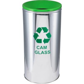 Resim Çevre Endüstri Ürünleri ZK-1006D Yarı Boyalı Paslanmaz Tekli Geri Dönüşüm Seti 