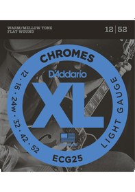 Resim D'addario Ecg25 Elektro Gitar Tel Seti 12-52 
