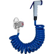 Resim Plasyay Spiral Şattaf Başlıklı Taharet Matik 3/8 Bağlantılı 2.5 M 