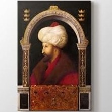 Resim StellaStore Gentile Bellini - Fatih Sultan Mehmet 50 X 70 Cm,30 X 40 