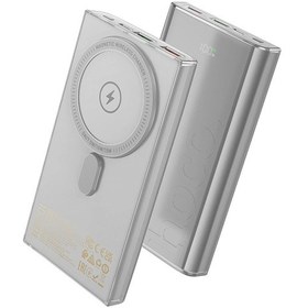 Resim Hoco. Q22 Taurus 22.5w Pd 20w Magsafe Dijital Ekranlı Powerbank - Gri Gri 