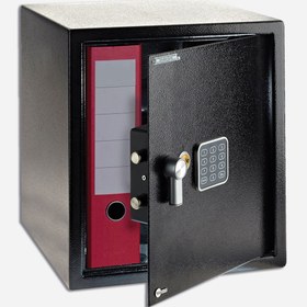 Resim Yale Sesli İkazlı Kollu Siyah 35x36x39 cm Elektronik Ofis Tipi Para Kasası 